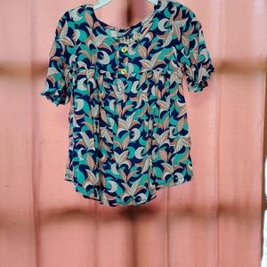 Floral shirt and shorts